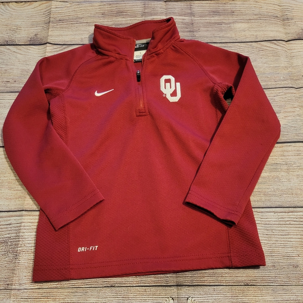 Kids OU Nike pullover